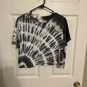 PINK Tie-Dye Crop Top